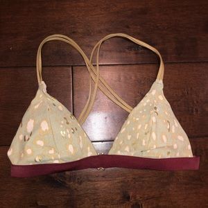 H&M Leopard Bikini Top
